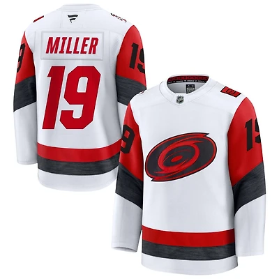K'Andre Miller Men's Fanatics White Carolina Hurricanes Away Premium Custom Jersey