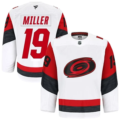 K'Andre Miller Men's Fanatics White Carolina Hurricanes Away Authentic Pro Custom Jersey