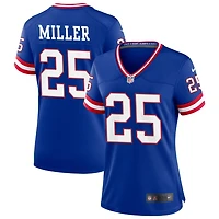 Dante Miller Women's Nike Royal New York Giants Classic Custom Game Jersey