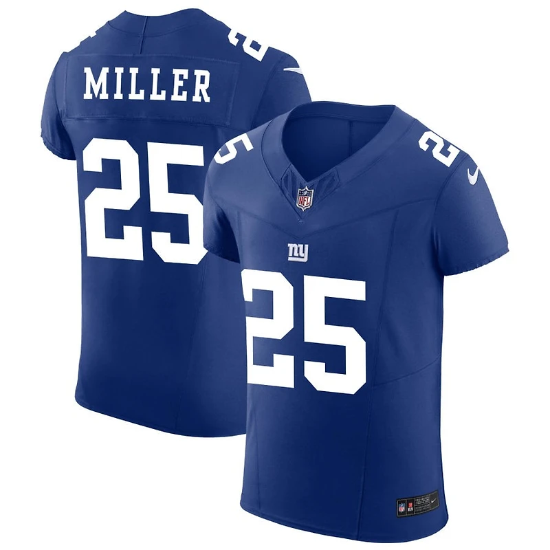 Dante Miller Men's Nike Royal New York Giants Vapor F.U.S.E. Elite Custom Jersey
