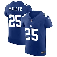 Dante Miller Men's Nike Royal New York Giants Vapor F.U.S.E. Elite Custom Jersey