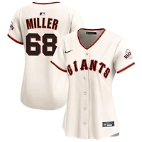 Erik Miller Women's Nike  Cream San Francisco Giants Home Limited Custom Jersey