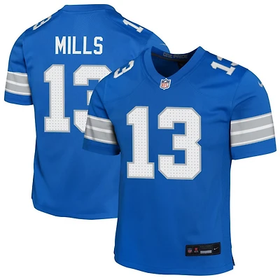 Jalen Mills Youth Nike Blue Detroit Lions Custom Game Jersey