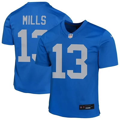 Jalen Mills Youth Nike Blue Detroit Lions Alternate Custom Game Jersey