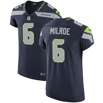 Jalen Milroe Men's Nike College Navy Seattle Seahawks Vapor Untouchable Custom Elite Jersey