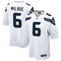 Jalen Milroe Men's Nike  White Seattle Seahawks Custom Game Jersey