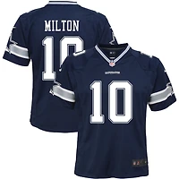 Joe Milton Youth Nike Navy Dallas Cowboys Custom Game Jersey