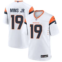 Marvin Mims Jr Men's Nike White Denver Broncos Custom Game Jersey