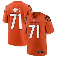 Amarius Mims Youth Nike Orange Cincinnati Bengals Alternate Game Custom Jersey