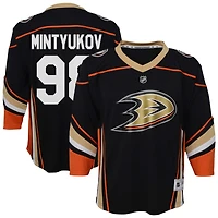 Pavel Mintyukov Youth  Black Anaheim Ducks Home Replica Custom Jersey