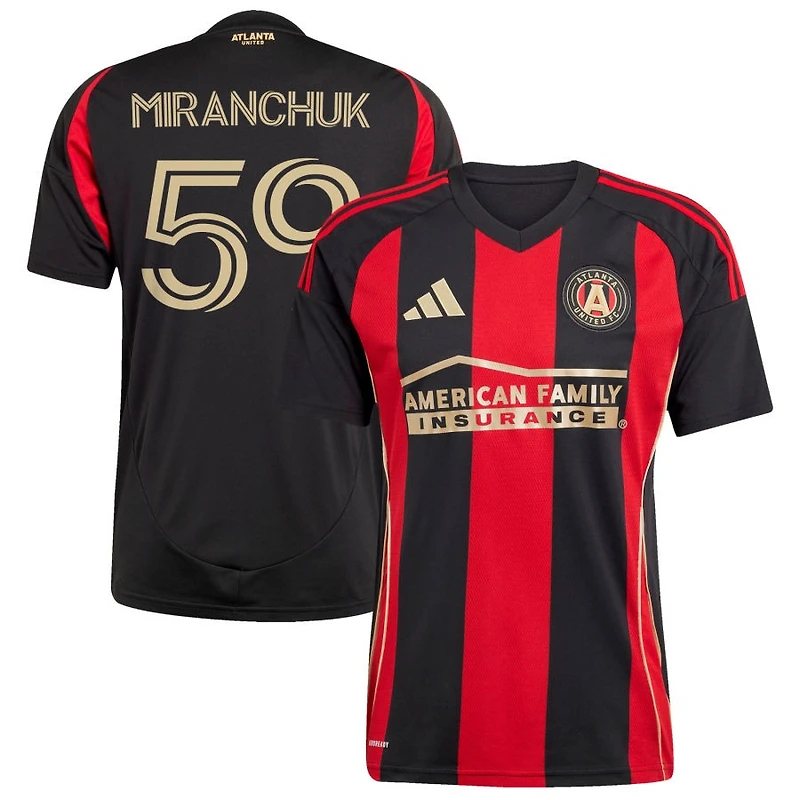 Alexey Miranchuk Men's adidas Black Atlanta United FC 2025 The Connector Replica Custom Jersey
