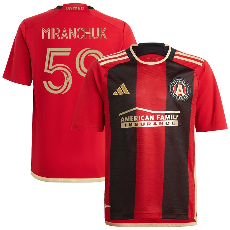 Alexey Miranchuk Youth adidas Black Atlanta United FC 2023 The 17s' Kit Replica Custom Jersey