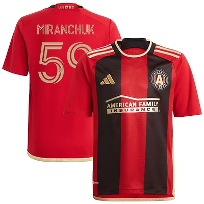 Alexey Miranchuk Youth adidas Black Atlanta United FC 2023 The 17s' Kit Replica Custom Jersey