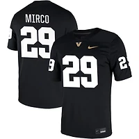 Jesse Mirco Men's Nike Black Vanderbilt Commodores NIL Pick-A-Player Game Jersey
