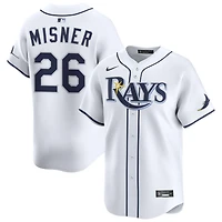 Kameron Misner Youth Nike White Tampa Bay Rays Home Limited Custom Jersey