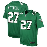 Quinyon Mitchell Youth Nike Kelly Green Philadelphia Eagles Alternate Custom Game Jersey