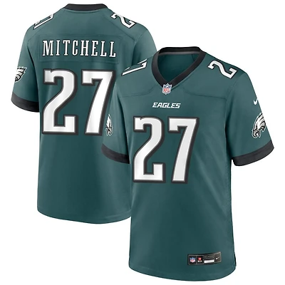 Quinyon Mitchell Men's Nike Midnight Green Philadelphia Eagles Custom Game Jersey