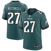 Quinyon Mitchell Men's Nike Midnight Green Philadelphia Eagles Custom Game Jersey