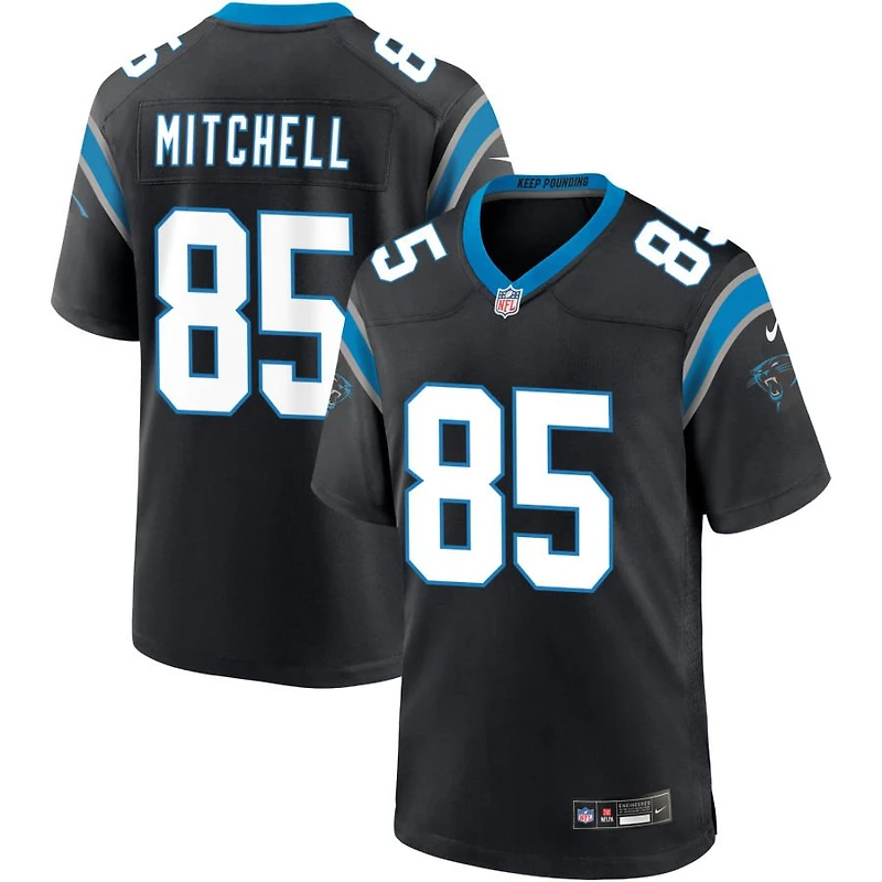 James Mitchell Men's Nike Black Carolina Panthers Custom Game Jersey