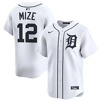 Casey Mize Men's Nike White Detroit Tigers Home Limited Custom Jersey