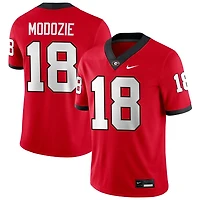 Elo Modozie Men's Nike Red Georgia Bulldogs NIL Pick-A-Player Game Jersey