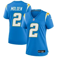 Elijah Molden Women's Nike Powder Blue Los Angeles Chargers Custom Game Jersey