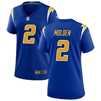 Elijah Molden Women's Nike Royal Los Angeles Chargers Alternate Custom Game Jersey