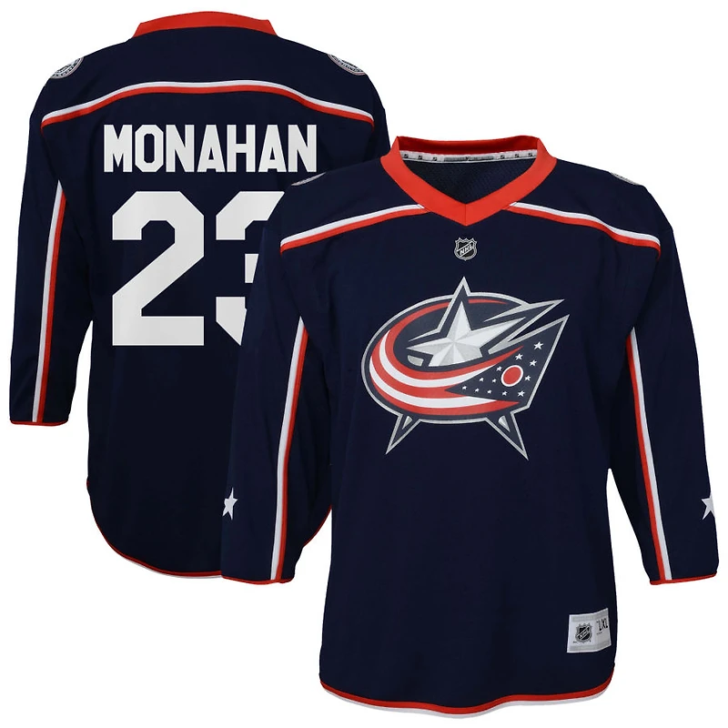 Sean Monahan Youth  Navy Columbus Blue Jackets Home Replica Custom Jersey