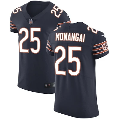 Kyle Monangai Men's Nike Navy Chicago Bears Vapor Untouchable Custom Elite Jersey