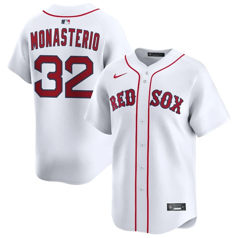 Andruw Monasterio Men's Nike White Boston Red Sox Home Limited Custom Jersey