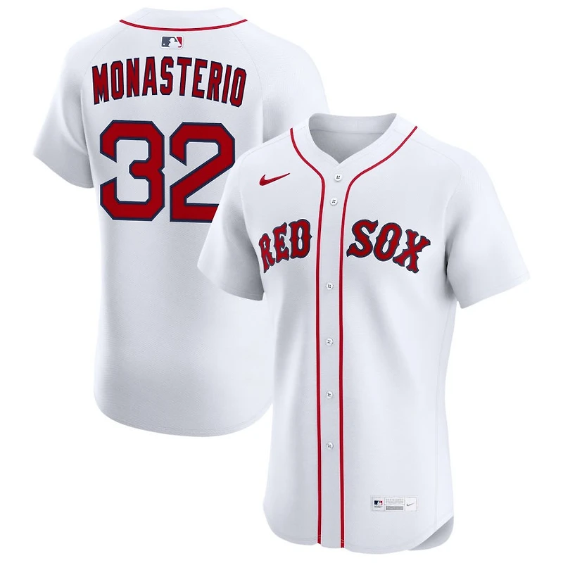 Andruw Monasterio Men's Nike White Boston Red Sox Home Elite Custom Jersey