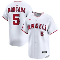 Yoan Moncada Youth Nike  White Los Angeles Angels Home Custom Limited Jersey