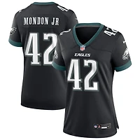 Smael Mondon Jr Women's Nike Black Philadelphia Eagles Alternate Custom Game Jersey