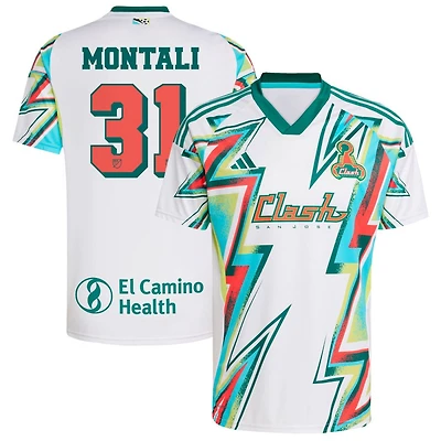 Francesco Montali Men's adidas White San Jose Earthquakes 2025 Third Replica Custom Jersey