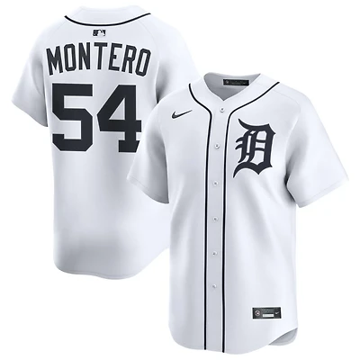 Keider Montero Men's Nike White Detroit Tigers Home Limited Custom Jersey