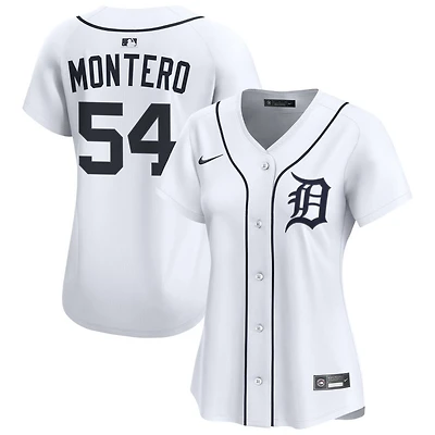 Keider Montero Women's Nike White Detroit Tigers Home Limited Custom Jersey
