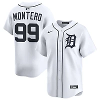 Rafael Montero Men's Nike White Detroit Tigers Home Limited Custom Jersey