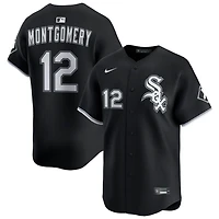 Colson Montgomery Men's Nike Black Chicago White Sox Alternate Limited Custom Jersey