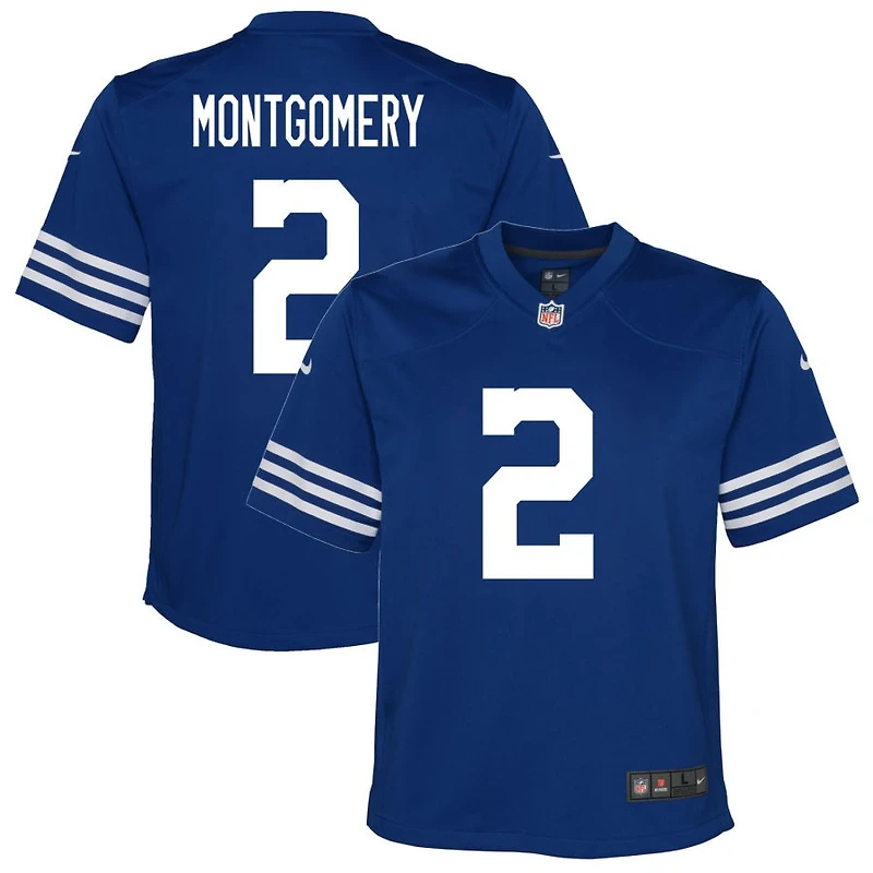 D.J. Montgomery Youth Nike Royal Indianapolis Colts Alternate Custom Game Jersey