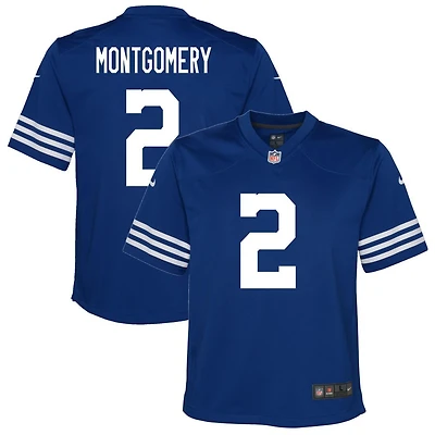 D.J. Montgomery Youth Nike Royal Indianapolis Colts Alternate Custom Game Jersey