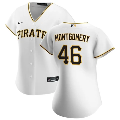 Mason Montgomery Women's Nike White Pittsburgh Pirates Home Replica Custom Jersey