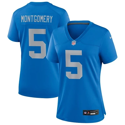 David Montgomery Women's Nike Blue Detroit Lions Alternate Custom Game Jersey