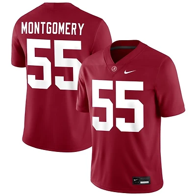 Roq Montgomery Men's Nike Crimson Alabama Crimson Tide NIL Pick-A-Player Football Replica Jersey