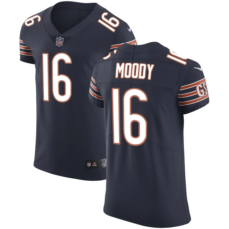 Jake Moody Men's Nike Navy Chicago Bears Vapor Untouchable Custom Elite Jersey
