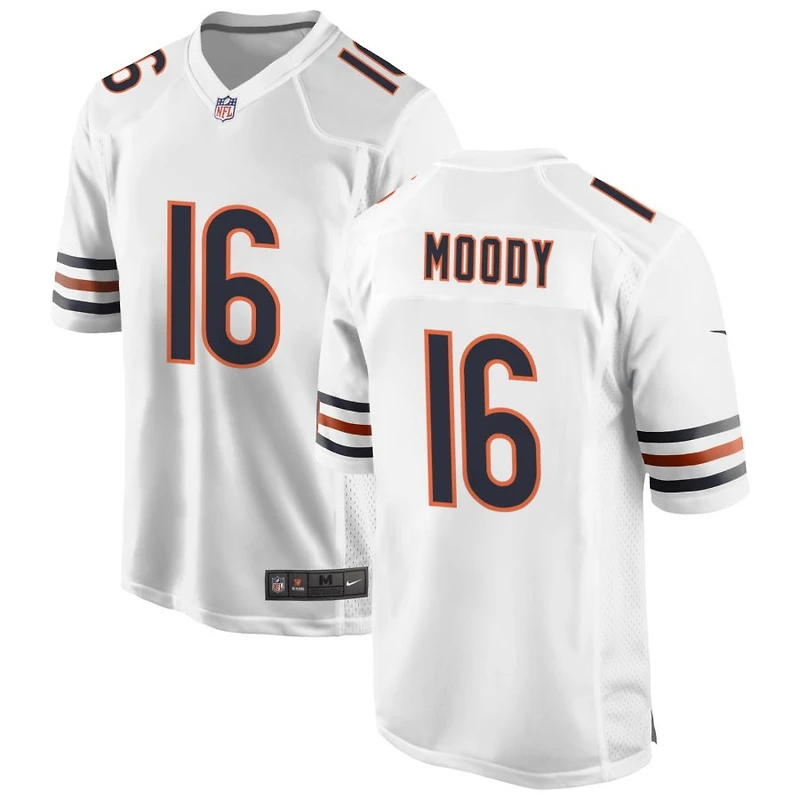 Jake Moody Men's Nike White Chicago Bears Custom Game Jersey