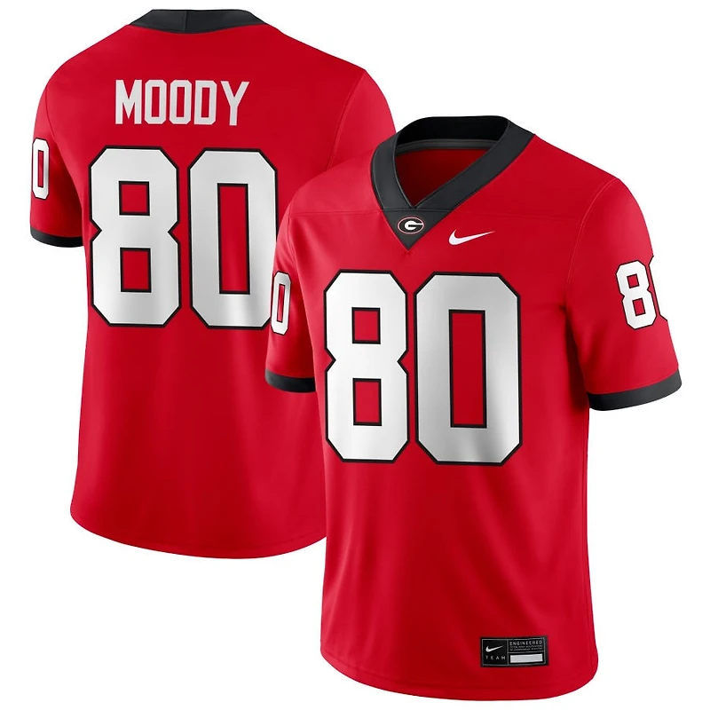 Brandon Moody Men's Nike Red Georgia Bulldogs NIL Pick-A-Player Game Jersey