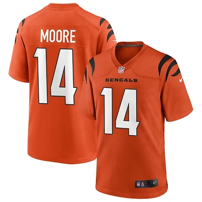 Jordan Moore Youth Nike Orange Cincinnati Bengals Alternate Game Custom Jersey
