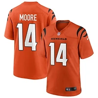 Jordan Moore Youth Nike Orange Cincinnati Bengals Alternate Game Custom Jersey