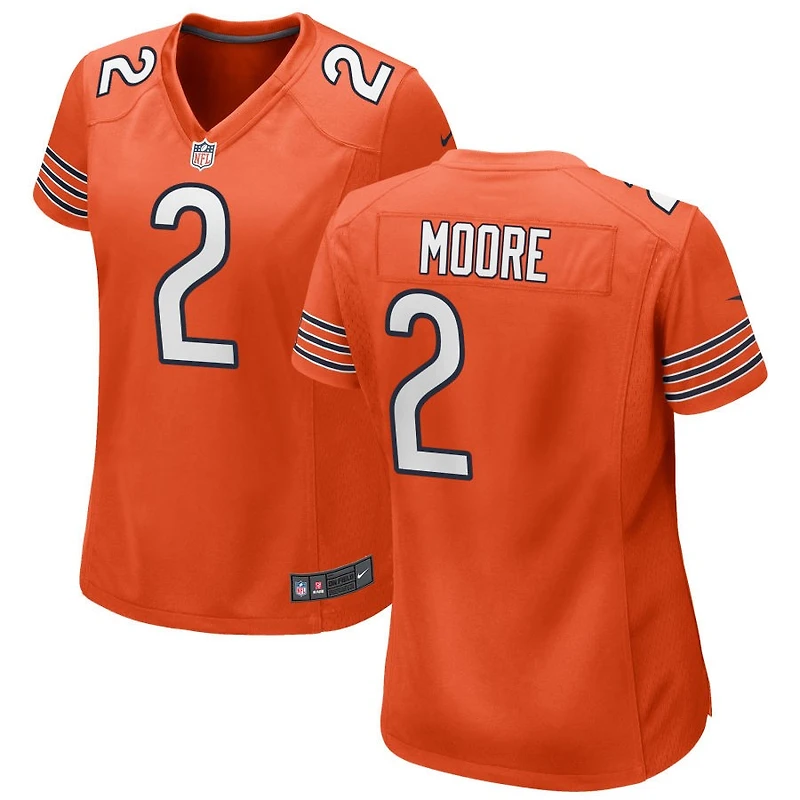 DJ Moore Women's Nike Orange Chicago Bears Alternate Custom Game Jersey