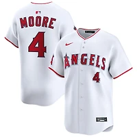 Christian Moore Youth Nike  White Los Angeles Angels Home Custom Limited Jersey